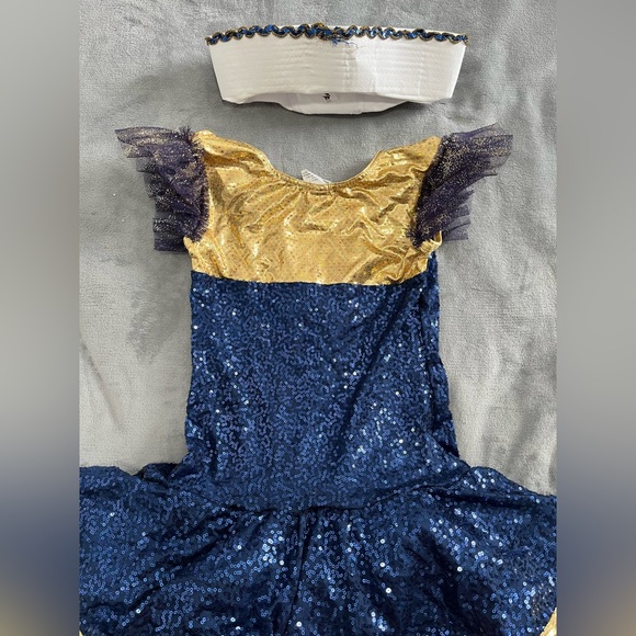 A Wish Come True: 17557 Achors Aweigh Dance Costume Uniform Navy Sailor - Picture 2 of 4